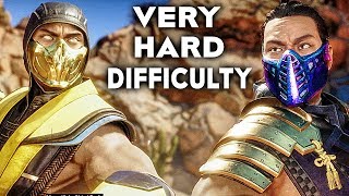 MORTAL KOMBAT 11 Gameplay Very Hard Difficulty Scorpion Vs Scorpion