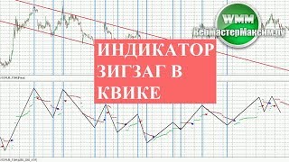 Индикатор Зигзаг для Квик. Как он помогает новичку.
