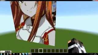 Asuna pixel art (Sword Art Online)