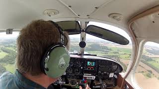Difficult windy landing!