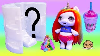 Giant Surprise Baby Unicorn Sister ! Feed Glitter + Make Slime - Blind Bags