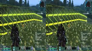 Phantasy Star Online 2 beta gameplay 3d video 1