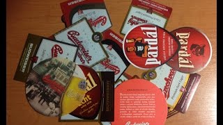 Посылка-(халява) №8. Этикетки,подставка для пива от пивной компании Budweiser Budwar!!!