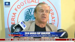 Sports Tonight: Super Eagles Coach, Gernot Rohr Expects Win Against Cameroon