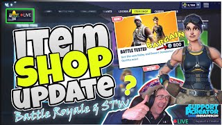 ?MenamesCho's LIVE ? *NEW* BATTLE TESTED ? ITEM SHOP UPDATE Fortnite Battle Royale 8th June 2019