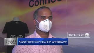 Masker Pintar Pantau Statistik Suhu Pengguna