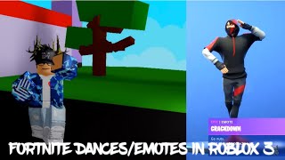 Fortnite Dances/Emotes In ROBLOX 3