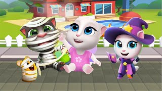 Talking Tom Gold Run | My Talking Tom 2 vs My Talking Angela Great Makeover 2020