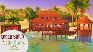 The Sims 4 Island Living Speed Build | REEF FINERY VILLA + CC Links