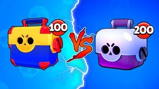 МЕГАЯЩИКИ VS БОЛЬШИЕ ЯЩИКИ! БИТВА СУНДУКОВ BRAWL STARS