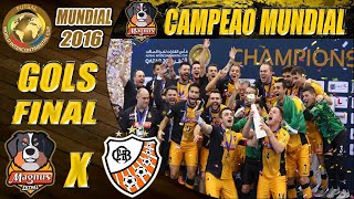 Gols Sorocaba 4 x 3 Carlos Barbosa - Final Copa Intercontinental de Futsal 2016 (29/06/2016)