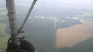 Воронеж-Москва. Посадка в Домодедово Ан-24. Landing in Domodedovo.