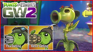 "ABILITY COMPARISON" PEA GATLING & RETRO GATLING - Plants vs Zombies Garden Warfare 2