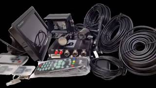FalconEye Dash Cams MDVR Truck Driver Accident Video - 4 Cam View