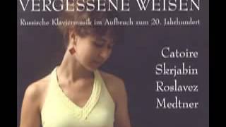 Georges Catoire - "Quatre Morceaux", op. 12:3- Nocturne - Anna Zassimova