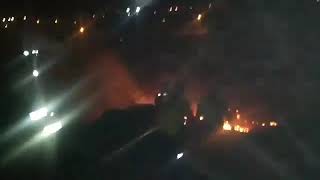 Corpos de Bombeiros   Incêndio em matas no bairro dos Pereiros  Vídeo 1