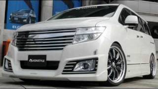ケンスタイル・新型日産エルグランドE52ハーフタイプエアロパーツ / ELGRAND E52 BODY KIT