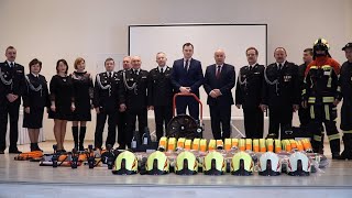 MIERZĘCICE - OSP Mierzęcice otrzymała sprzęt za ćwierć miliona złotych
