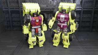 NBK Bulldozer KO Vs Generation Toy GT-01A Scrapper