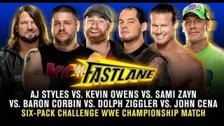 WWE Fast Lane PPV Simulation WWE Championship Fatal 5 Way Match