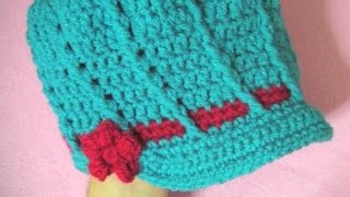 Πλεκτος Μπερες με Γεισο/ Crochet Beret Hat Tutorial
