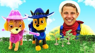 Веселая школа Капуки Кануки и Щенячий патруль - Играем в ферму