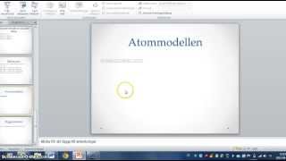 Atomen och dess uppbyggnad