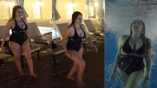 Movlogs sister Lanarose 'hot & cute' swimming video compilation  Dope n Weird