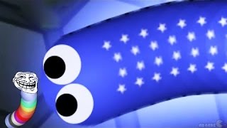 Самые крутые моменты(большой vs маленький) slither.io №2