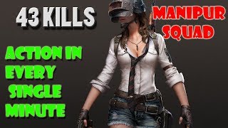 43 kills PUBG mobile hot drop gameplay||pubg manipur