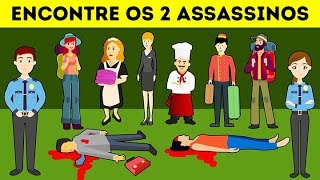 8 CHARADAS DE CRIMES PARA REVELAR O VERDADEIRO DETETIVE EM VOCÊ
