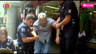 Arrestan a sujeto en el centro de Cuernavaca