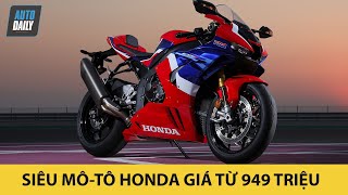 Cặp siêu môtô Honda chính hãng giá gần 1 tỷ đồng về Việt Nam