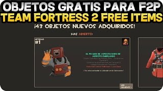 TEAM FORTRESS 2 - FREE ITEMS 2016 | CONSEGUIR OBJETOS GRATIS PARA USUARIOS F2P | HATS | ARMAS