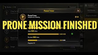 How to complete Prone mission || PUBG MOBILE || SAN GAMING || LETS GO BOYS