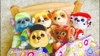 BEDTIME Reading Story Book PAW PATROL PUPS Toys Sleeping!