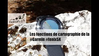 Cartographie et navigation avec la Garmin fenix 5X