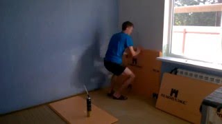 Как можно быстро утеплить стены.