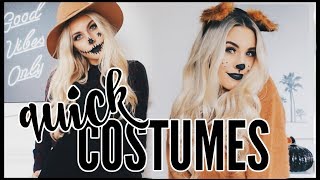 Last Minute DIY Costumes | QUICK & EASY