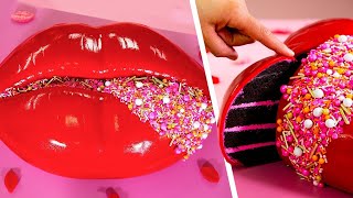 GIANT LIPS CAKE & More Valentine's Day Treats | CONTEST ALERT! | How To Cake It Step By Step