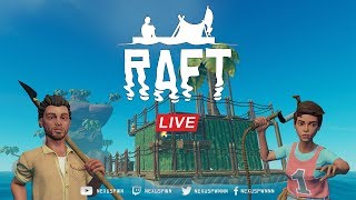 Egy élettel a tengeren 3. Rész | RAFT Live | Hardcore Mode