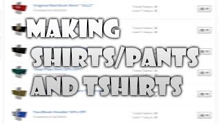 How To Make Shirts On Roblox! 2016!