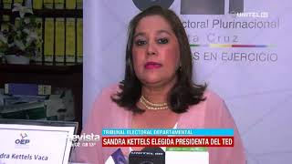Sandra Kettels es la nueva presidenta del Tribunal Electoral Departamental