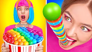 IDE MAKANAN PELANGI || Ide dan Kiat Makanan Keren oleh 123 GO Like!