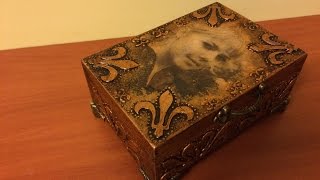 Шкатулка (1). (Stash). Diy.