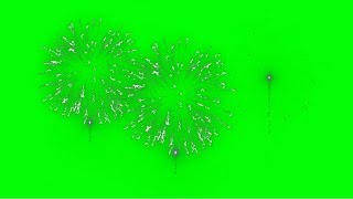 Fireworks/фейерверк на хромакее: футаж для видеомонтажа