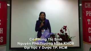 Cô Phùng Thị Sinh - Phó Trưởng khoa KHCB - Đại học Y Dược TP. HCM