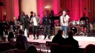 Nick Jonas ensayando para The Motown Tribute, The White House