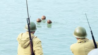 游擊隊在葫蘆裡裝雷，日軍果然中招，一時好奇拿上戰船，當場被炸飛天！ ️ 抗日