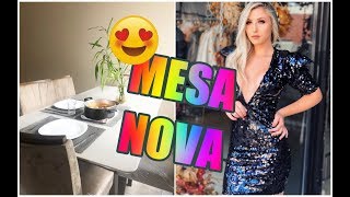 COMPREI UMA MESA LINDAAA ?❤️